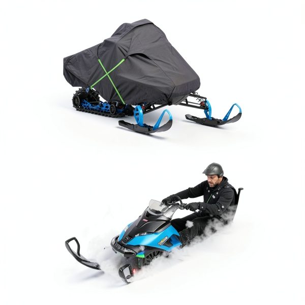 NEVERLAND Waterproof Snowmobile Cover Universal Fit-6