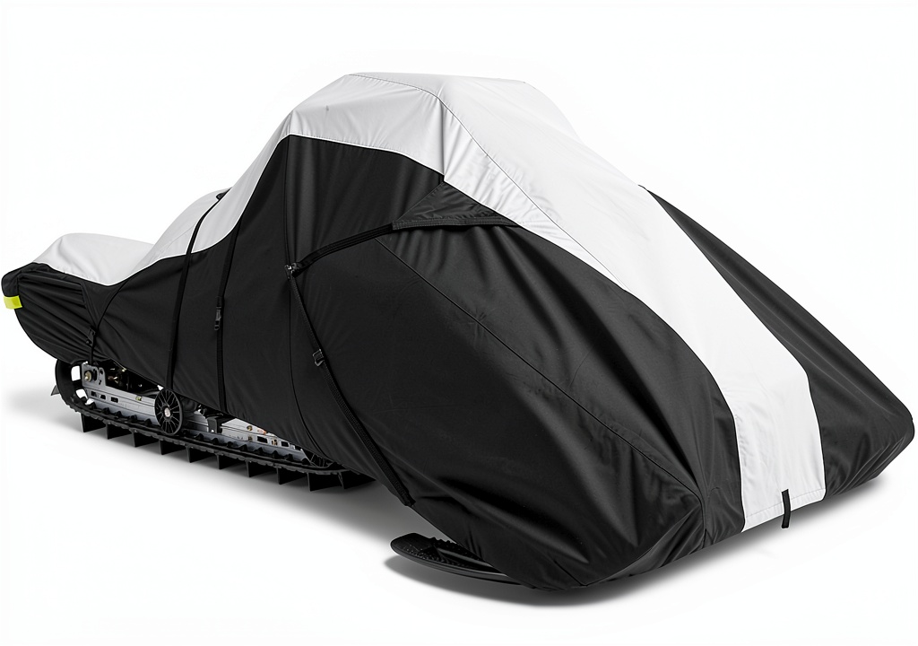 Yamaha Venture 700 snowmachine cover in use