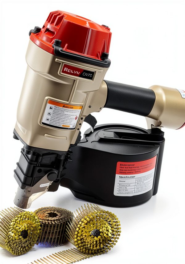 Reilyn CN70 Coil Siding Nail Gun Metal Design-0