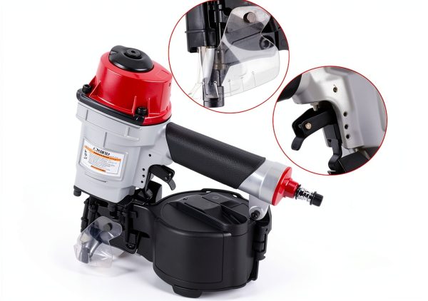 Yidubid Pneumatic Coil Nailer Black 51125508-2