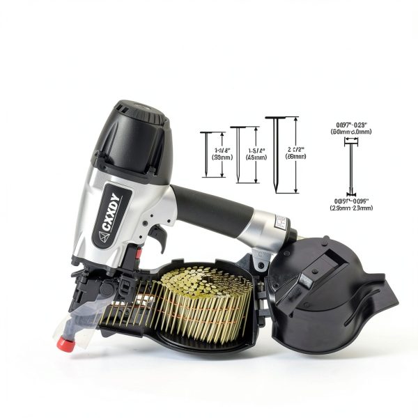 YON.SOU. Pneumatic Coil Nailer 1-1/4" to 2-1/2"-1