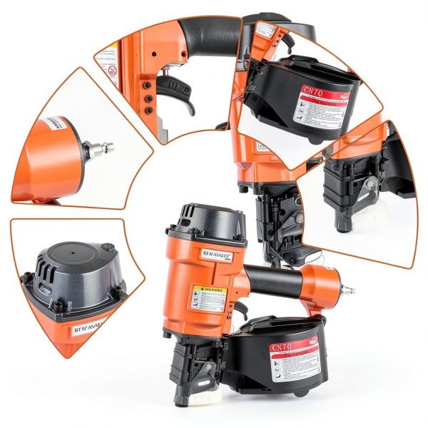 Stafanailer CN70 Update Coil Siding Nailer-3