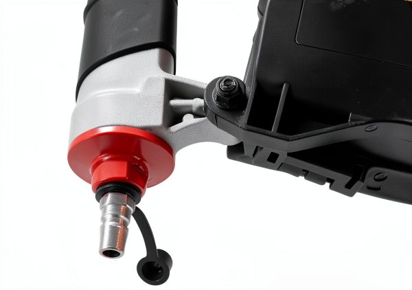 XUFOPLY Pneumatic Coil Nailer Tool Black+red-8