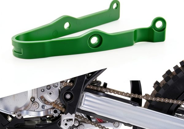 Ztmtcprm Swing Arm Chain Slider Guide for Kawasaki KX85 Green TPU-2