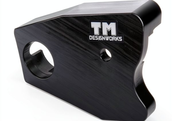 T.M. Designworks Motorcycle Rear Swingarm Roller Polished TPE Bolt‑On-2