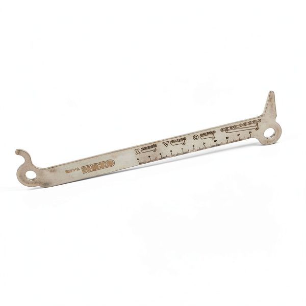 OTOM Chain Measuring Ruler CC-1 Stainless Steel for 520 525 530 Chains-0