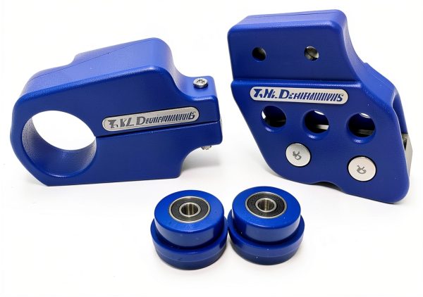 T.M. Designworks Banshee Chain Slide N Guide Kit Blue Drag Powerlip-0