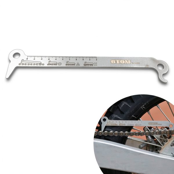 OTOM Chain Measuring Ruler CC-1 Stainless Steel for 520 525 530 Chains-2