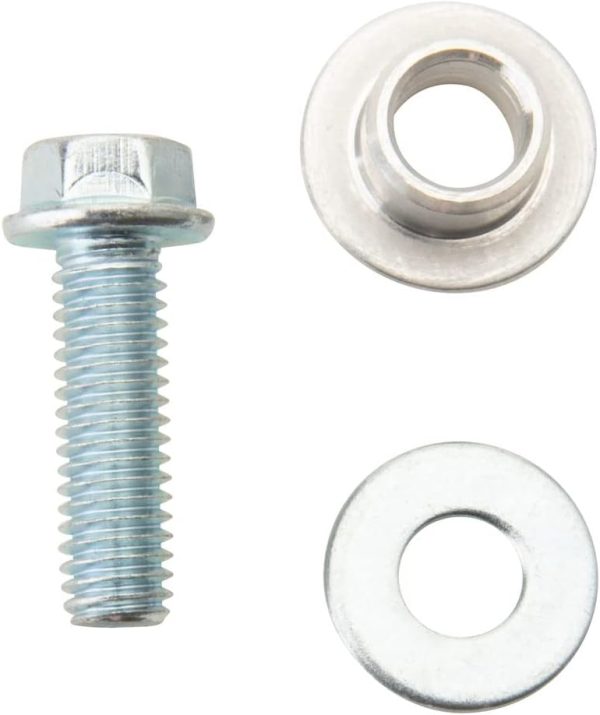 T.M. Designworks Motorcycle Rear Swingarm Roller Polished TPE Bolt‑On-4