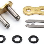 TUSK X Ring Motorcycle & ATV Chain Gold Plated Low Friction 520-0