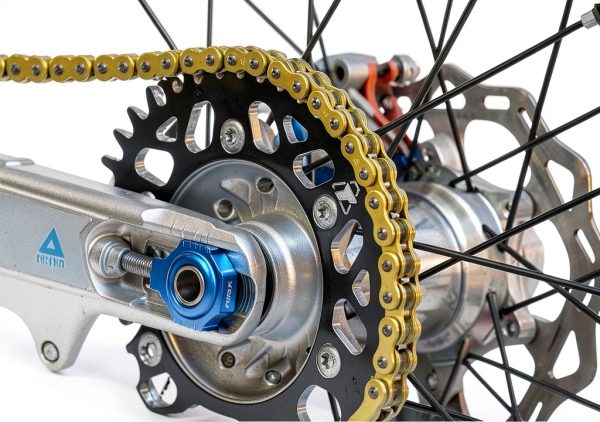 TUSK X Ring Motorcycle & ATV Chain Gold Plated Low Friction 520-5