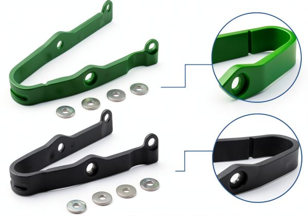 Ztmtcprm Swing Arm Chain Slider Guide for Kawasaki KX85 Green TPU-4
