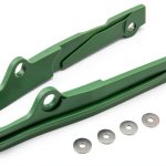 Ztmtcprm Motorcycle Chain Slider Guide Green KX125 Swingarm-0