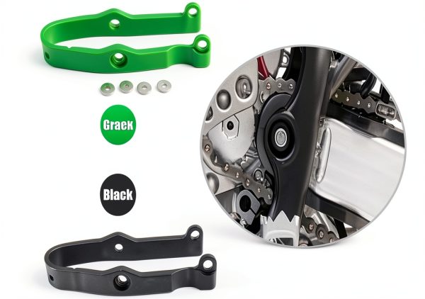 Ztmtcprm Swing Arm Chain Slider Guide for Kawasaki KX85 Green TPU-3