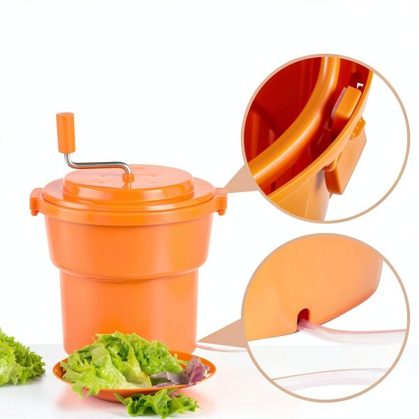 Salad Spinner Tartle Kitchen 5 Gallon 20 Qt Heavy-Duty 10-Second Dry-2