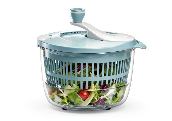 Dayacoco Salad Spinner 4.24Qt Green Multi‑Use Lettuce & Fruit Dryer-3