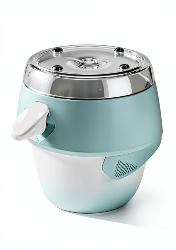 Dayacoco Salad Spinner 4.24Qt Green Multi‑Use Lettuce & Fruit Dryer-2