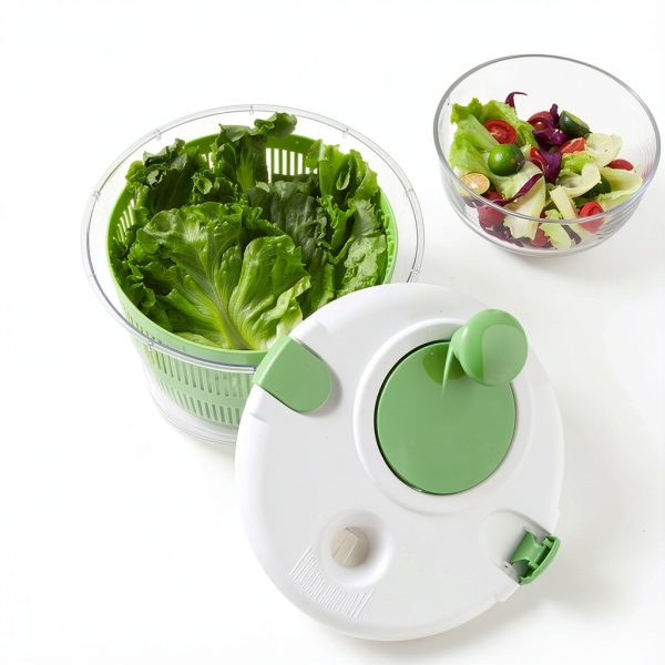 TOPROAD Salad Spinner 5L Vegetable Washer Dryer with Bowl and Colander-2