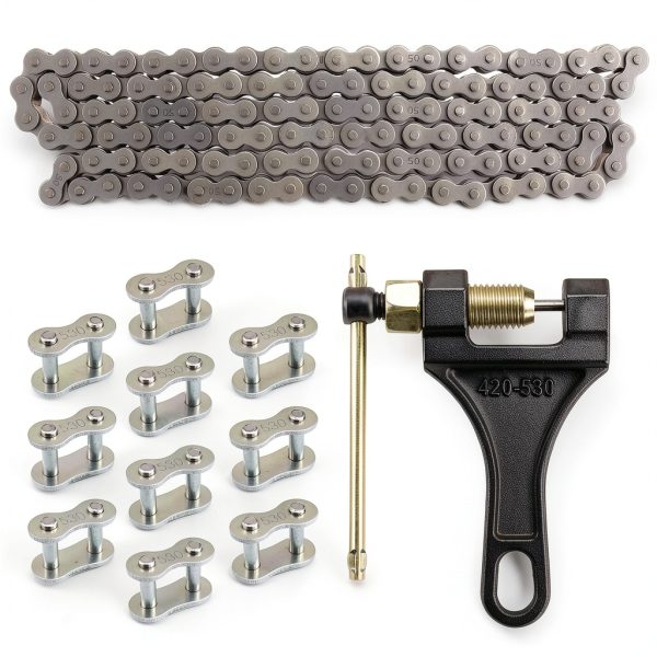 530 Motorcycle Drive Chain 120 Link Kit JOYYANGFANG with Chain Breaker-0
