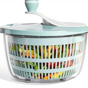 Dayacoco Salad Spinner 4.24Qt Green Multi‑Use Lettuce & Fruit Dryer-0