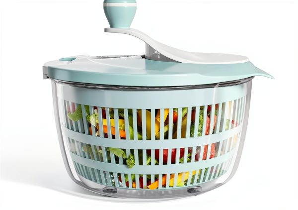 Dayacoco Salad Spinner 4.24Qt Green Multi‑Use Lettuce & Fruit Dryer-0