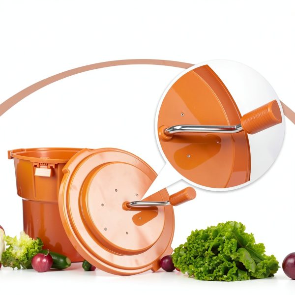 Salad Spinner Tartle Kitchen 5 Gallon 20 Qt Heavy-Duty 10-Second Dry-4