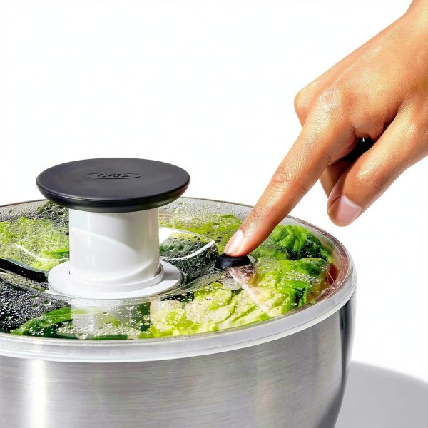 OXO Steel Salad Spinner-4