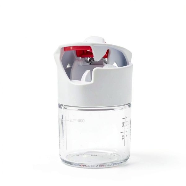 Whiskware Salad Dressing Shaker Glass with BlenderBall Whisk 2.5 Cup-3