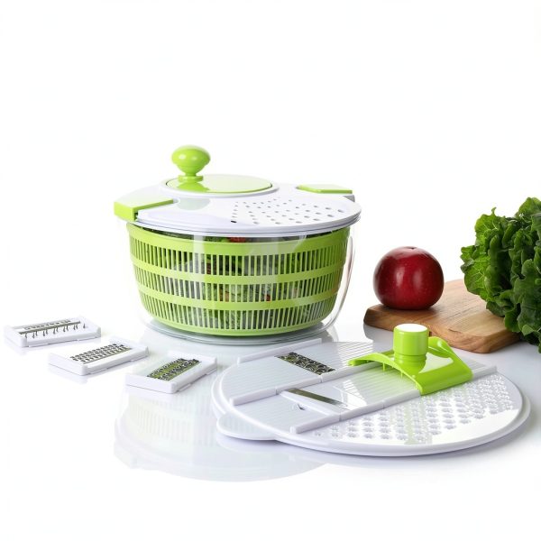 7 in 1 Multifunction Kitchen Gadget Set 4L Salad Spinner by UFX-1