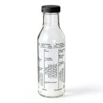 Kolder Salad Dressing Mixer Bottle with 8 Classic Recipes, Glass, 13-Ounce Capacity-0