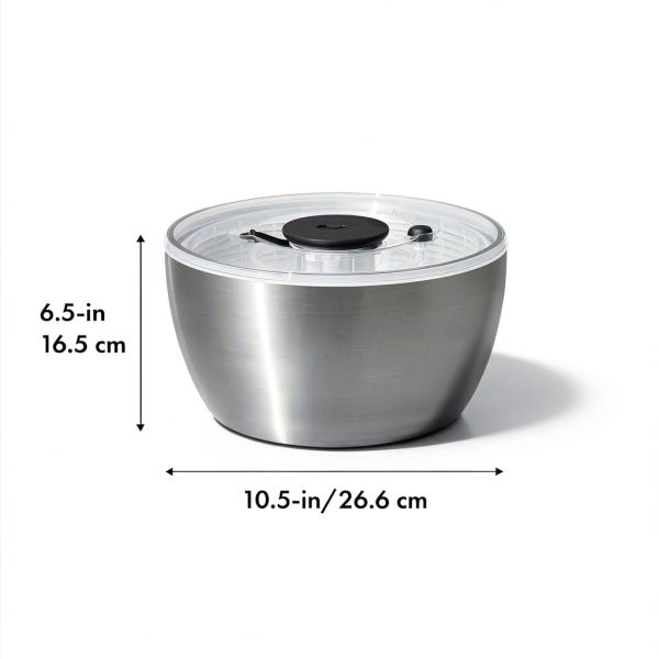 OXO Steel Salad Spinner-1