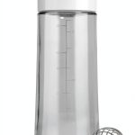 Whiskware Salad Dressing Shaker Glass with BlenderBall Whisk 2.5 Cup-0