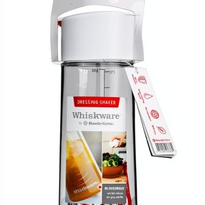 Whiskware Salad Dressing Shaker with BlenderBall Wire Whisk, Tritan-0