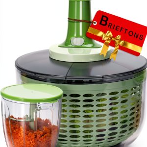 Salad Spinner Brieftons 6.3 Quart with 0.95 Quart Chopper-0