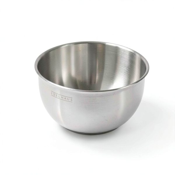 Salad Spinner 5.3Qt Stainless Steel by EDELHAUS with Stop Button-5