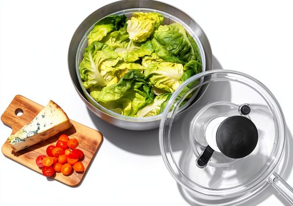 OXO Steel Salad Spinner-7