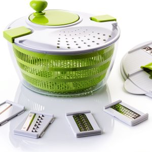 7 in 1 Multifunction Kitchen Gadget Set 4L Salad Spinner by UFX-0