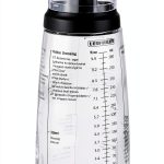 Leifheit Glass Salad Dressing Bottle 10 oz Black Eco Leakproof Lid-0