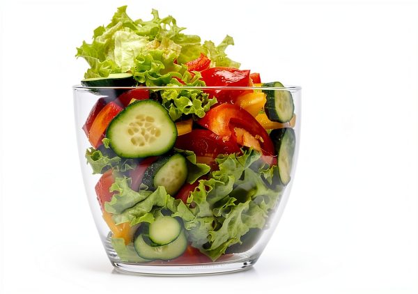 Ourokhome Salad Spinner, One-Handed Large Vegetable Dryer for Greens-3