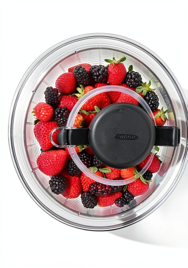 OXO Good Grips Salad Spinner | Lettuce Spinner | Fruit Washer | Fruit Washing Bowl with Strainer | Vegetable Cleaner | Salad Cleaner | Lettuce Washer | 6.22 Quart Capacity-9